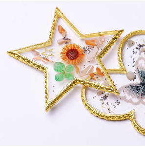 Paleta de Acrílico para Decoración de <span class=keywords><strong>Uñas</strong></span> <span class=keywords><strong>con</strong></span> Cristal de Ágata, Diseño de Estrella de Cinco Puntas, Amor y Mariposa, Herramientas para Pintar <span class=keywords><strong>Uñas</strong></span>, Nuevo - Product Image 4