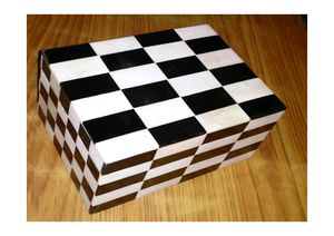 Boîtes en résine de bois vintage écologiques de haute qualité, forme rectangulaire, design multifonctionnel, surface 100% polie pour le rangement - Product Image 3