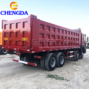 Camion benne Sinotruk HOWO d'occasion, neuf, 371 ch, 8x4, 12 roues, pour le transport, à vendre - Product Image 6