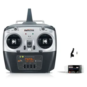 Émetteur RadioLink T8FB avec récepteur R8EF, 8 canaux, distance de contrôle de 2 km, contrôleur <span class=keywords><strong>RC</strong></span> pour <span class=keywords><strong>drone</strong></span>/UAV/avion <span class=keywords><strong>RC</strong></span> - Product Image 1