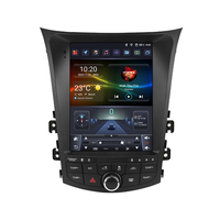 CARUPEZ 9,7 Zoll Android Autoradio mit integriertem GPS für I30 Elantra GT 2011-2017, vertikaler Tesla-Stil, 8 Kerne, 1 Jahr Garantie