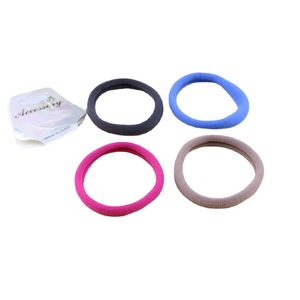 Seamless Towel <b>Ring</b> Hair Ties 25x6cm High Elasticity Fabric Daily Use One Card Four Colors - Product Image 5