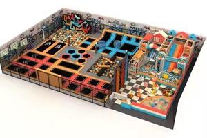 Terrain de jeux intérieur multifonctionnel personnalisé Équipement d'amusement <span class=keywords><strong>Franchise</strong></span> Parc de trampoline d'aventure commercial intérieur - Product Image 2
