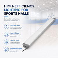 Luz Tri-Proof OEM DALI Regulable IP65 Impermeable con Opción de Sensor, Garantía de 5 Años para Proyectos de Gimnasios Multiusos y Pistas Deportivas