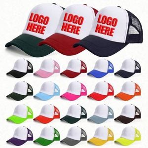 Custom 5-Panel Trucker <b>Hat</b> with Puff Printing Fast Delivery <b>for</b> Sports Events Embroidery Print Sporty Style - Product Image 2
