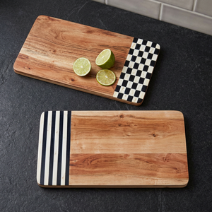 <b>Chess</b> Pattern Design Rectangular Chopping <b>Board</b> <b>Set</b> Kitchen Supplies Multifunctional Style Cutting Block <b>Sets</b> Decorative Trays - Product Image 1