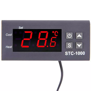 STC-1000 STC 1000 LED Digital Termostat untuk Inkubator Pengatur Suhu Thermoregulator Relay Pemanasan Pendingin 12V 24V 220V