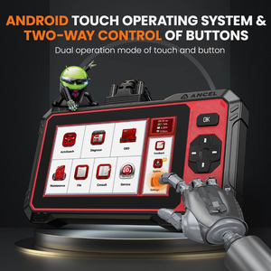 เครื่องสแกนวินิจฉัยรถยนต์ ANCEL DS400 Lite, ฟังก์ชัน OBD2 <span class=keywords><strong>ค</strong></span>รบถ้วน + การทดสอบแบบแอคทีฟ, อัปเดตฟรีตลอดอายุการใช้งาน - Product Image 5
