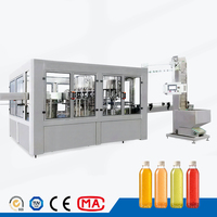 Machine de remplissage de jus d'orange pour bouteilles en PET, bouteilles en verre, canettes, ligne de production de boissons, haute vitesse, automatique