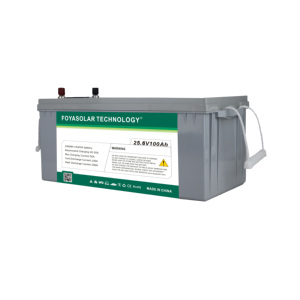 포야 태양열 딥 사이클 공장 가격 24V 리튬 이온 배터리 24V 100AH 200AH Lifepo4 배터리 - Product Image 1