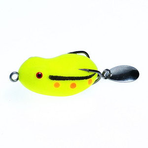 Esca Thunderfrog Luya 4cm/8g con <span class=keywords><strong>Doppio</strong></span> Amo in Acciaio Inox, Rana Bionica Morbida Galleggiante Multicolore per Acqua Dolce e Salata - Product Image 4