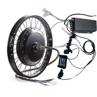 Kit moteur moyeu de vélo électrique 16-29 pouces, 250/1000/1500w, avec écran LCD, système de conversion pour vélo ebike