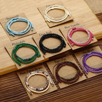 Bracelet tressé perlé en pierre, fait main, nœud Vajra tibétain, combinaison de perles de quartz rose, cadeau en jade – Meilleure vente