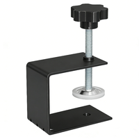 Pince de bureau universelle pour montage sur table - Installation facile sans perçage, pince de bureau pour accessoires de poste de travail