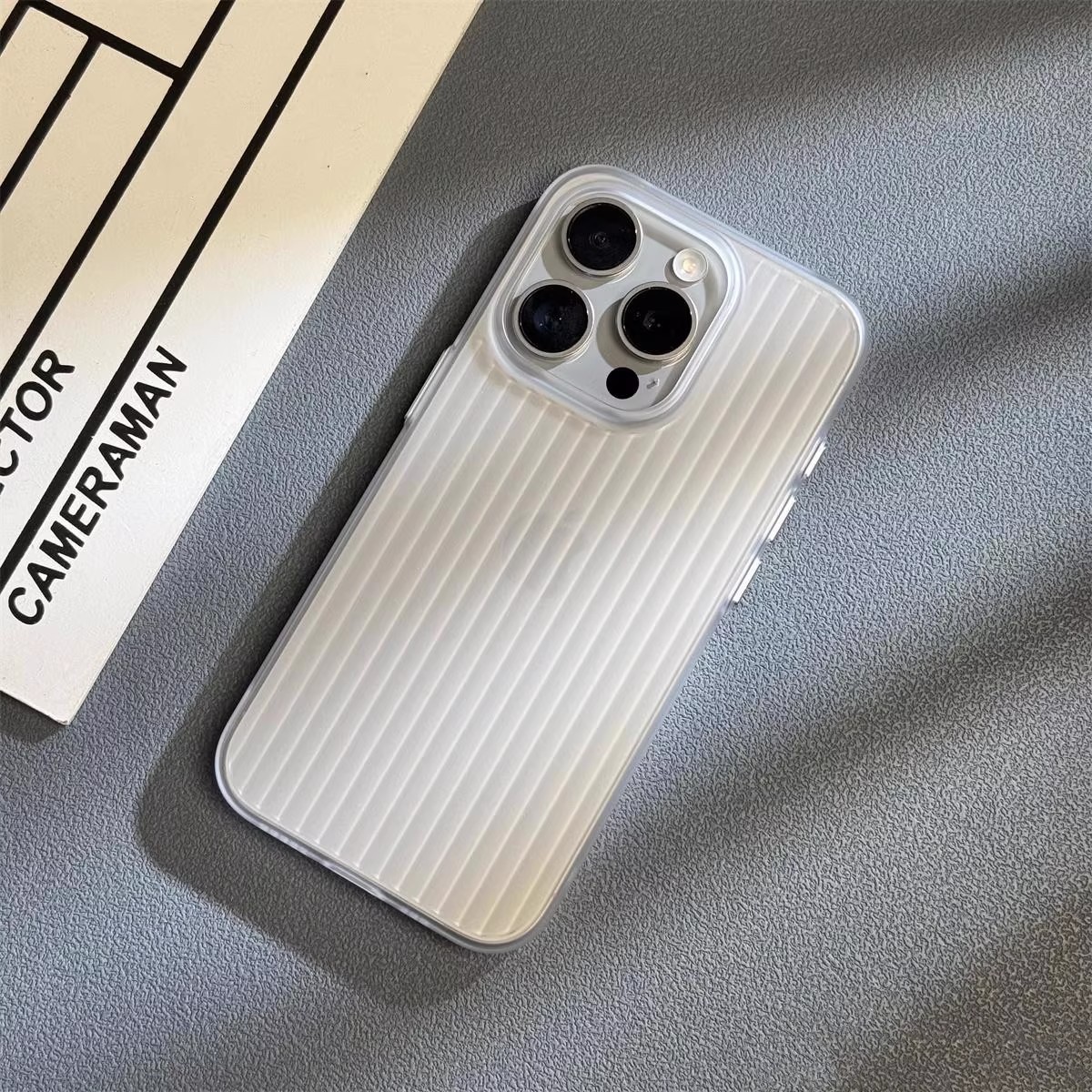 Matte translucent white