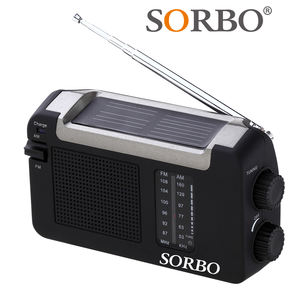 ポータブル手クランクソーラー屋外レトロ緊急<span class=keywords><strong>FM</strong></span>/AMラジオ - Product Image 3