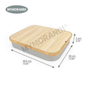 Bandeja con cojín para ordenador portátil, compartimento <span class=keywords><strong>de</strong></span> almacenamiento para coche, cama y sofá, novedad - Product Image 5