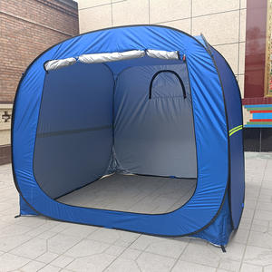 Tente d'isolement épidémique en acier carré d'extérieur Oxford imperméable pliable à deux chambres individuelles Abri médical temporaire <span class=keywords><strong>de</strong></span> protection - Product Image 1