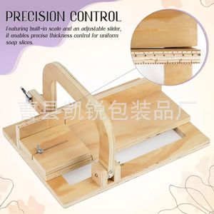 Wooden Soap Cutter Kr-17 Manual Adjustable <b>Wire</b> Tension For Soap Making And <b>Cheese</b> Slicing - Product Image 5