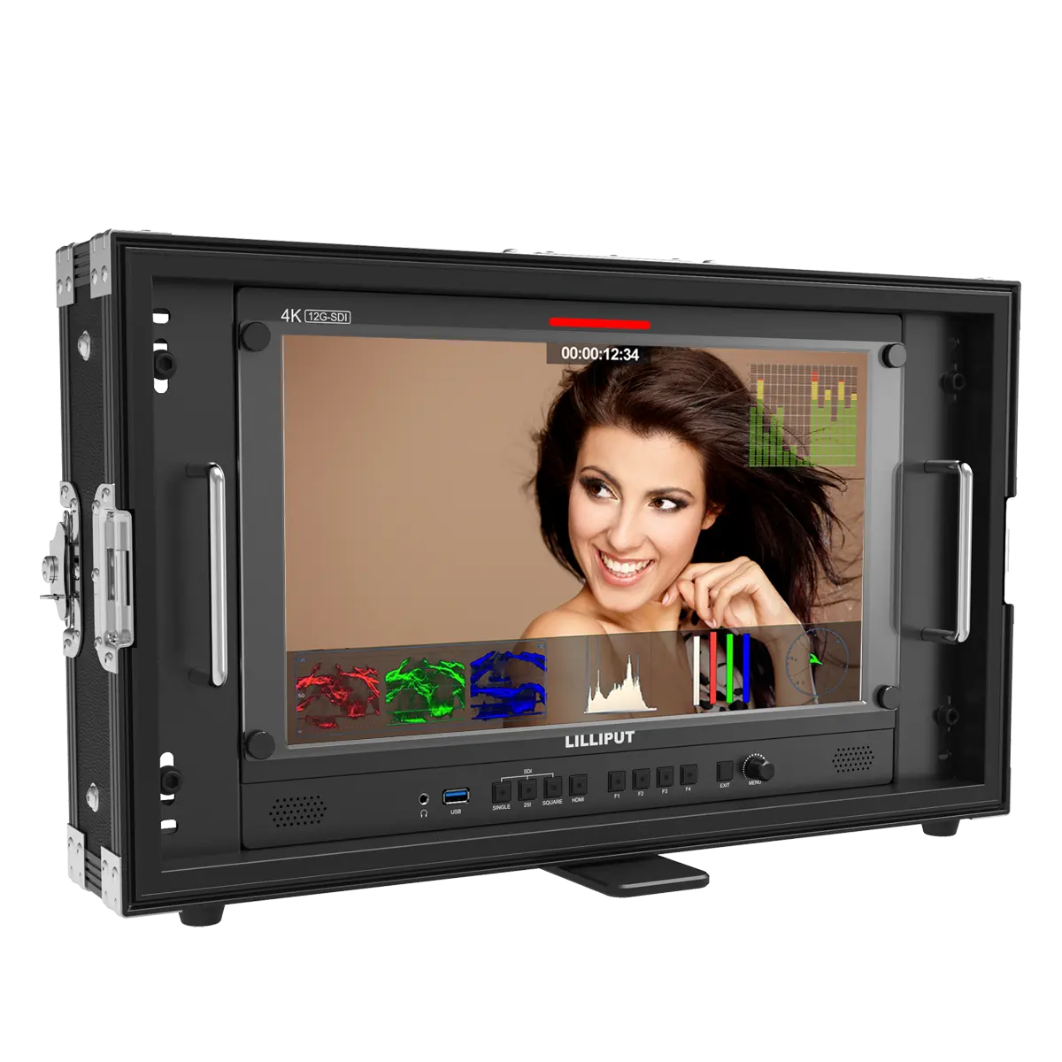 LILLIPUT 15 inch 12G SDI HDMI 4K filmmaking remote control broadcast monitor Carry-on director monitor