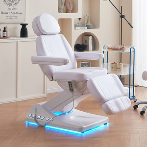 <b>Electric</b> Beauty Chair Adjustable <b>Reclining</b> System Facial Bed Cosmetic Clinic Salon Spa Treatment Furniture - Product Image 6