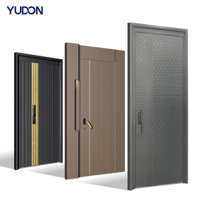 Puerta de Seguridad Antibalas de Estilo Moderno, de Aleación de Aluminio y Zinc, con Apertura Push-<span class=keywords><strong>Pull</strong></span>, para Sala de Estar, Hotel, Exterior, Vestíbulo - Product Image 1