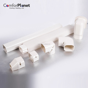 Vente directe usine – Gaine de protection droite en PVC blanc de 2 m pour conduites de <span class=keywords><strong>climatisation</strong></span> et mini-split - Product Image 6