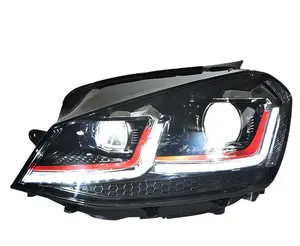 مجموعة مصابيح السيارة الأمامية مجموعة مصابيح أمامية للسيارة golf7 2014 مصباح عالي الجودة