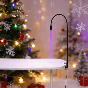 Lampe à LED UV pour colle à cils Pinky leem, lampe de table, lumière blanche, faisceau de lumière UV, lampe à LED, lampe à cils UV avec pédale - Product Image 1