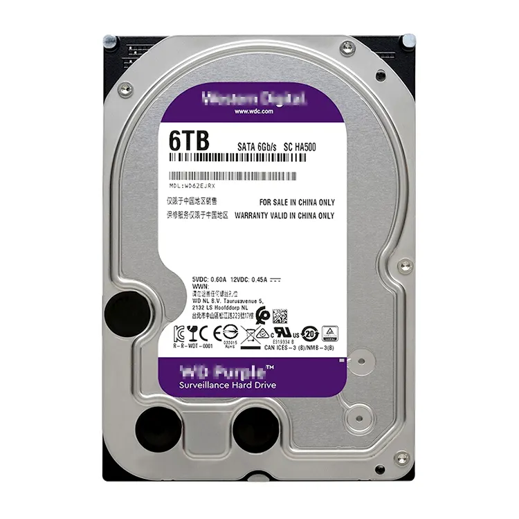 Disco rigido Hdd da 6 Tb nuovo stile 3.5 disco rigido Sata vendita calda Hdd Desktop Cctv Hdd 6 Tb