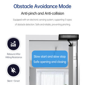 Operador de Puerta Automática Eléctrico Industrial, Sistema Automático de Apertura y Cierre de Puertas, Operadores de Puertas Batientes Automáticas para Comercios - Product Image 4