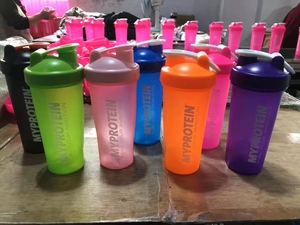 कारखाने थोक कस्टम लोगो 400 मिलीलीटर 600 मिलीलीटर प्लास्टिक, शेकर बोतल लीक के लिए पानी की खेल शैली के लिए पानी की बोतल - Product Image 4