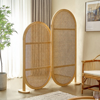 Meubles de salon nordiques écran de sol en bois cloison bois rotin chambre hôtel Restaurant entrée porche écran