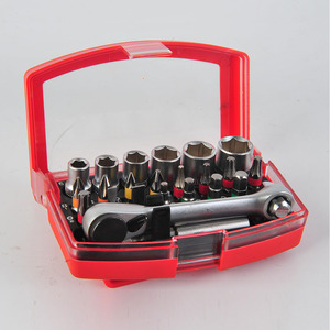 Lixin Tools 24 Piece Vanadium Steel Ratchet Wrench Set 1/4 In Metric Household Tool Kit - Product Image 1