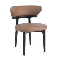 Chaise de salle à manger en bois massif de style nordique, luxe léger, moderne et simple, pour la maison, petit appartement ou restaurant