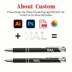 Stylo à bille publicitaire imprimé avec logo d'entreprise, stylo à bille personnalisé, stylo personnalisé avec logo - Product Image 3