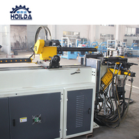 Máquina Dobladora de Tubos Automática Hidráulica de Alta Resistencia, de Aleación de Aluminio y Acero Inoxidable, con Rodamientos para Construcción de Pasamanos de Escaleras