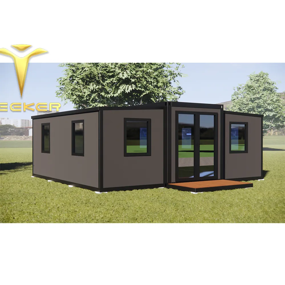 Modern Living: Fully Finished Low Cost 20ft/40ft Foldable Expandable Light Steel Movable & Floating Concrete Prefabricated House