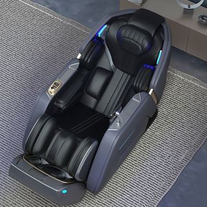 Fauteuil de massage moderne en cuir de haute qualité à huit fonctions, 4D, zéro gravité, pour le corps entier, équipé de masseurs pour les pieds et la taille - Product Image 1