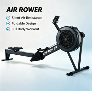 Rameur d'intérieur pliable à résistance à <span class=keywords><strong>air</strong></span>, équipement <span class=keywords><strong>de</strong></span> fitness pour entraînement complet du corps, idéal pour la maison et la <span class=keywords><strong>salle</strong></span> <span class=keywords><strong>de</strong></span> <span class=keywords><strong>sport</strong></span> - Product Image 1