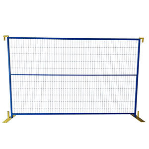 Düşük bakım kanada Modern tarzı geçici çit bariyer inşaat için çelik galvanizli çerçeve ile montajı kolay - Product Image 1