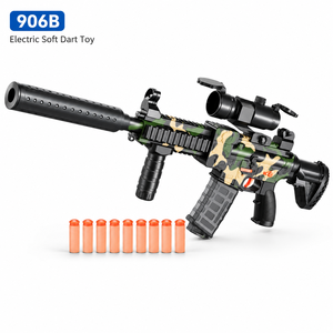 Pistola <span class=keywords><strong>de</strong></span> <span class=keywords><strong>Dardos</strong></span> Eléctrica <span class=keywords><strong>de</strong></span> Juguete al por Mayor, Estilo Camuflaje, con Balas <span class=keywords><strong>de</strong></span> Espuma, Juego al Aire Libre para Fiestas Familiares, Suministro al por Menor - Product Image 1