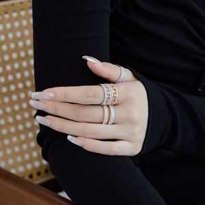 Dylam <b>Dainty</b> S925 Silver Rhodium 18K Gold Plated Non Tarnish Adjustable Twisted 5A Cubic Zirconia Dress up Jewelry Open <b>Rings</b> - Product Image 6