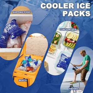 Paquete de gel refrigerante desechable personalizable con logo para alimentos, mini nevera, hielo seco, lámina congeladora con logo para lonchera. - Product Image 4