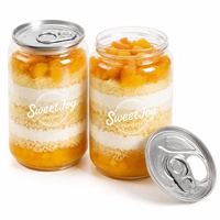 Vente en gros de canettes pour animaux de compagnie en PET transparentes, à ouverture facile par anneau, personnalisables avec logo et motifs, pour jus et sodas