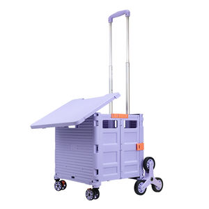 उच्च गुणवत्ता वाले बाजार में फोल्डेबल फोल्डिंग लगेज ट्रॉली बैग, पहियों के साथ फोल्डेबल शॉपिंग ट्रॉली कार्ट - Product Image 3