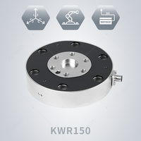 Sensores de Fuerza y Torque Multieje de Acero Aleado Kunwei de 150 mm, Celdas de Carga para Robots Industriales