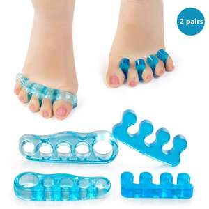 Plantillas ortopédicas elásticas <span class=keywords><strong>de</strong></span> Gel, 4 Uds., cuidado <span class=keywords><strong>de</strong></span> los pies, martillo, <span class=keywords><strong>separadores</strong></span> <span class=keywords><strong>de</strong></span> <span class=keywords><strong>dedos</strong></span>, corrector ortopédico <span class=keywords><strong>de</strong></span> juanetes, separador <span class=keywords><strong>de</strong></span> uñas - Product Image 2