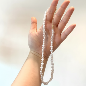 Brutta collana di perle di riso elegante accessorio evento e gioielli - Product Image 1