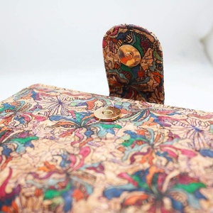 Vegan Women Clutch <b>Wallet</b> Cork Leather <b>Wallets</b> PU Leather Slim RFID Blocking <b>Card</b> <b>Holder</b> <b>Wallet</b> Purse for Women - Product Image 5